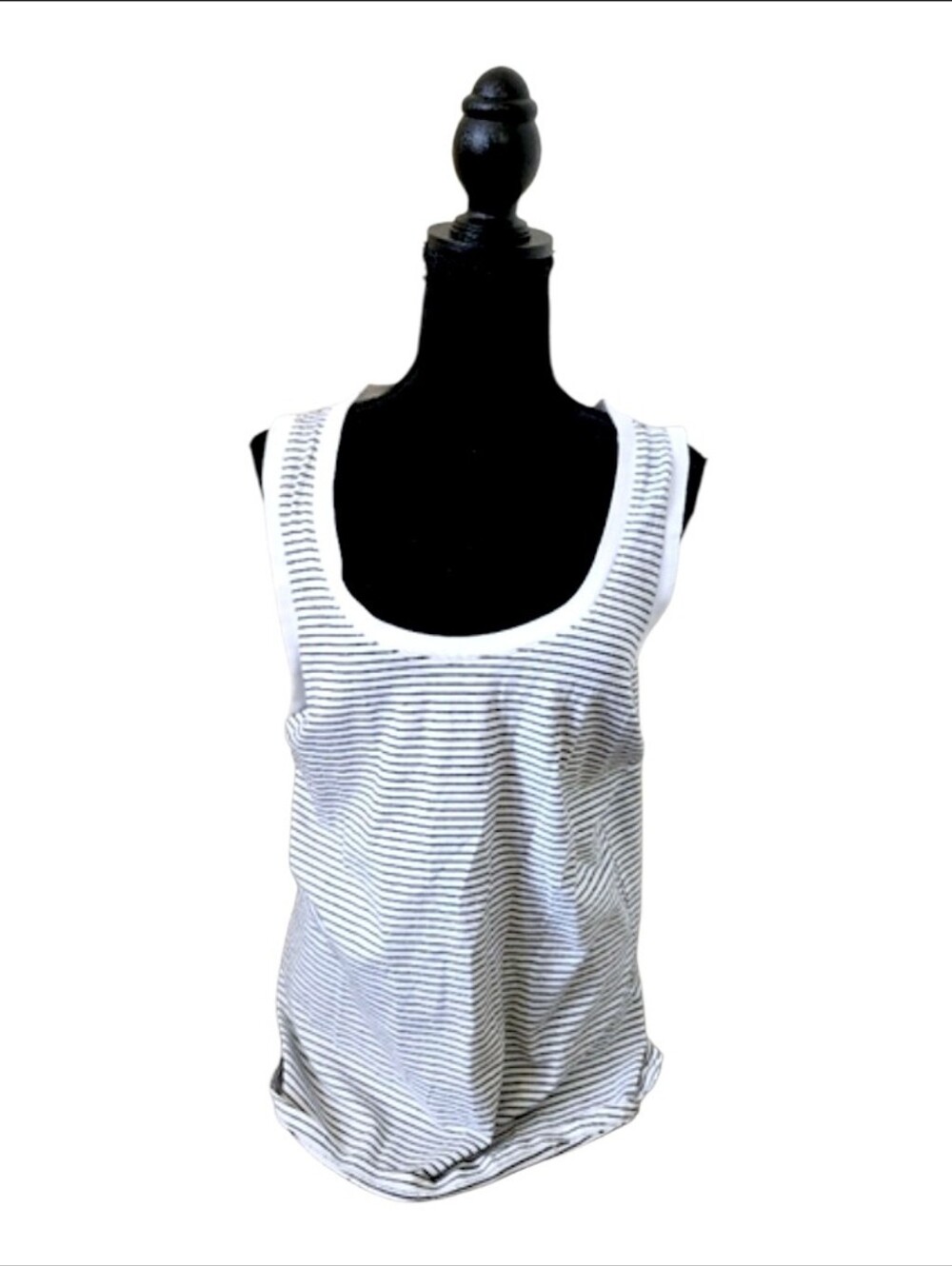 AG Adriano Goldschmied Monochrome Striped Tank Top